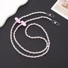 Yi Lian Acrylic Beaded Phone Chain: Pearl Crossbody Strap Charm for Women