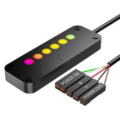 Power SW Power LED Touch Sliding PC Power Control Desktop Computer Power Button Convenient Turn On F Switches
