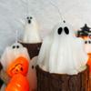 5 Piece Haunting Wax Candle Set Mysterious Flame Safe Decoration Scented Candle Accessories For Festival Event