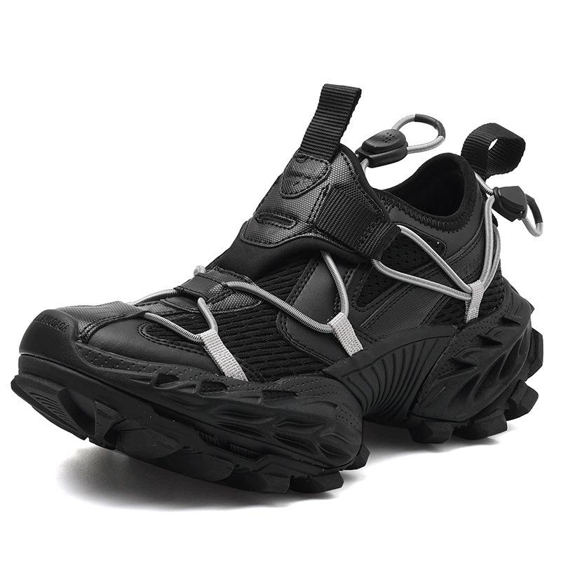 Version supérieure Chaussures Paris pour hommes nouvelle tendance mode chaussures de papa plateforme rehaussante chaussures de sport décontractées