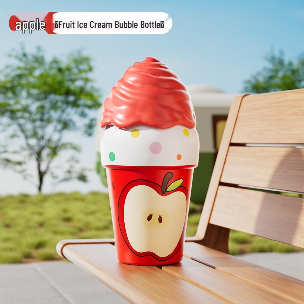 Kids Fruit Ice Cream Bubble Wand Outdoor Toy