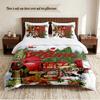Christmas atmosphere Personalized Custom Name 3‑Piece Bedding Set Soft Duvet Cover Set For Bedroom Home Decor
