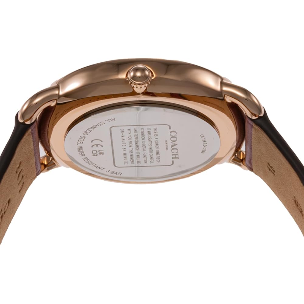 Coach Women's Quartz Watch Silver Dial Water Resistant Red 14504204
