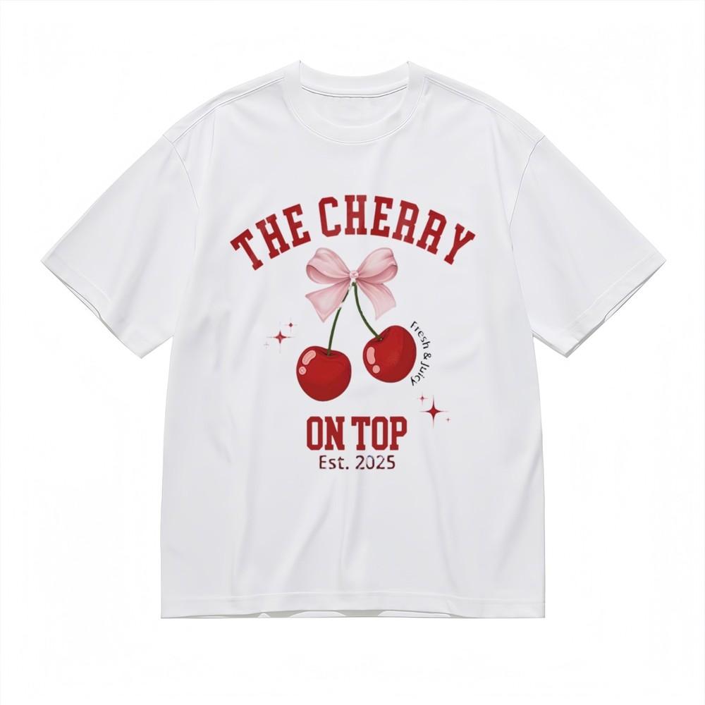 

Women s Soft Breathable Fashion Classic T-Shirt Sweet Fruit Design Printed Tee XL