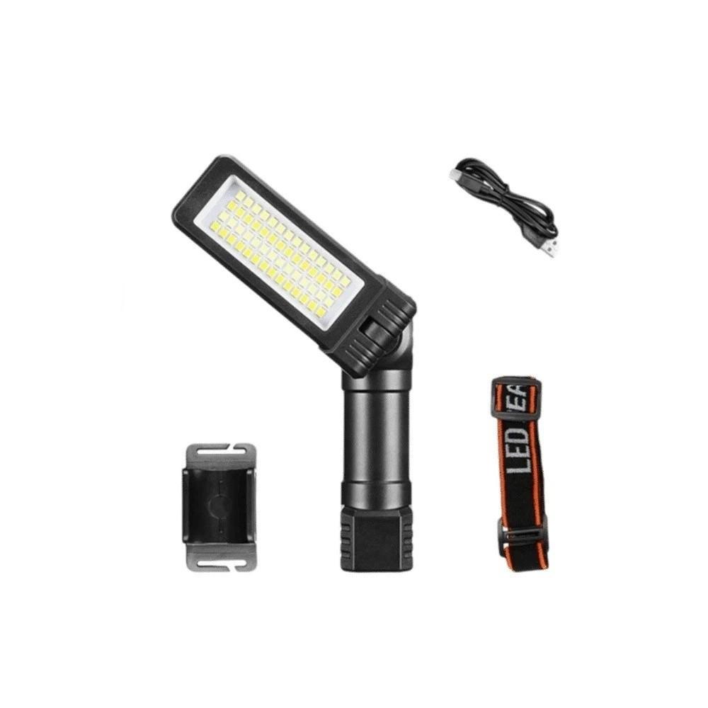 600 LM Brightness COB LED Work Light 1200 mAh Battery LED Warning Light Spot Lights  Camping Light