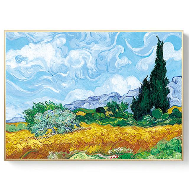 

Ван Гог Картина Маслом Звездная Ночь Подсолнух Абстрактная Холст Искусство Принт Плакат Картина Декоративная Роспись Холст Картины Ретро Поп 21x30 No Frame