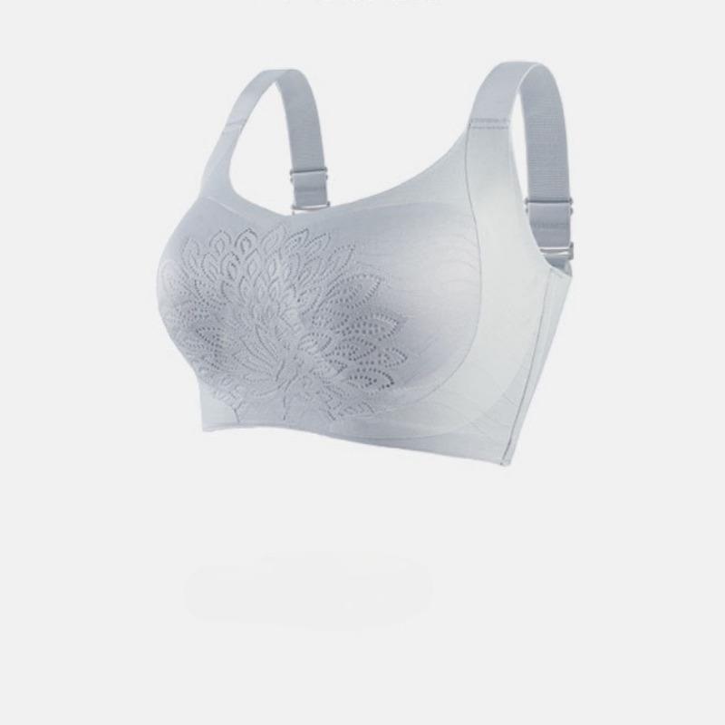 

Бесшовный бюстгальтер-майка большого размера с регулируемыми фиксированными дышащими чашками и без косточек для комфортного нюдового образа. 2XL серый