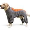 Dog Winter Coat, Fleece Lined, Large Dogs, Warm, Breathable XL Sunset Orange