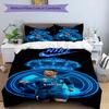 Ronaldo's Cristiano Ronaldo's Journey Bedding Set, Breathable Duvet Cover with Pillowcases, Soft Bed Linen for Bedroom Home Decoration, Perfect Festiv