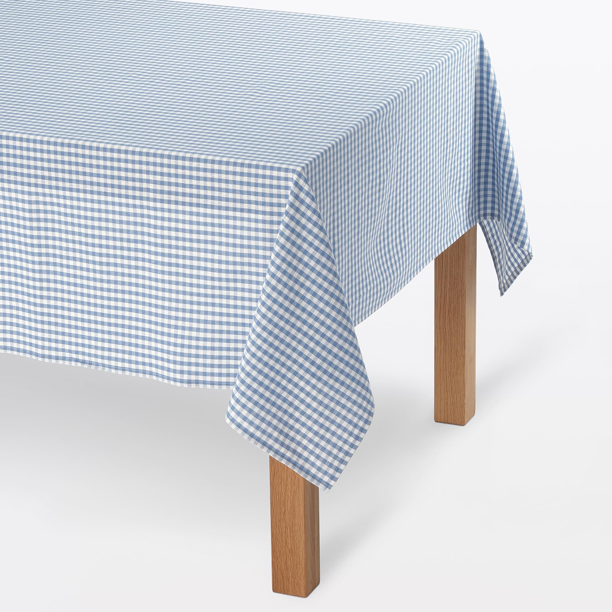 

MUJI Скатерть из индийского хлопка Гингемская клетка x Синий 300 x 150 см 76199762 Окрашенная пряжа / Небеленый / Прибл.