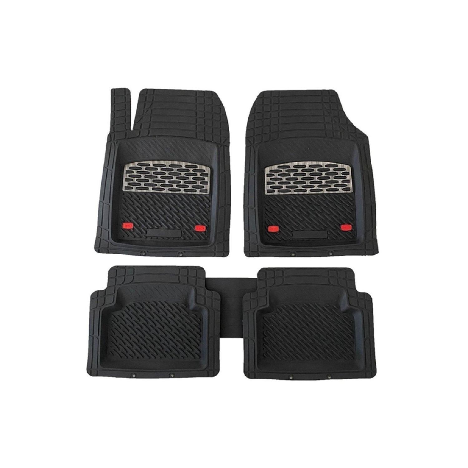 

Renault Megane 2 2003 2008 Совместимый универсальный напольный коврик с глубоким краем бассейна, хромированный карбон