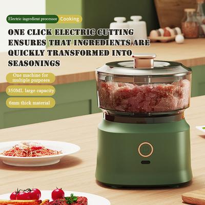 Cordless Electric Garlic Masher Detachable Washable Veggie Crusher For Seasoning Nuts