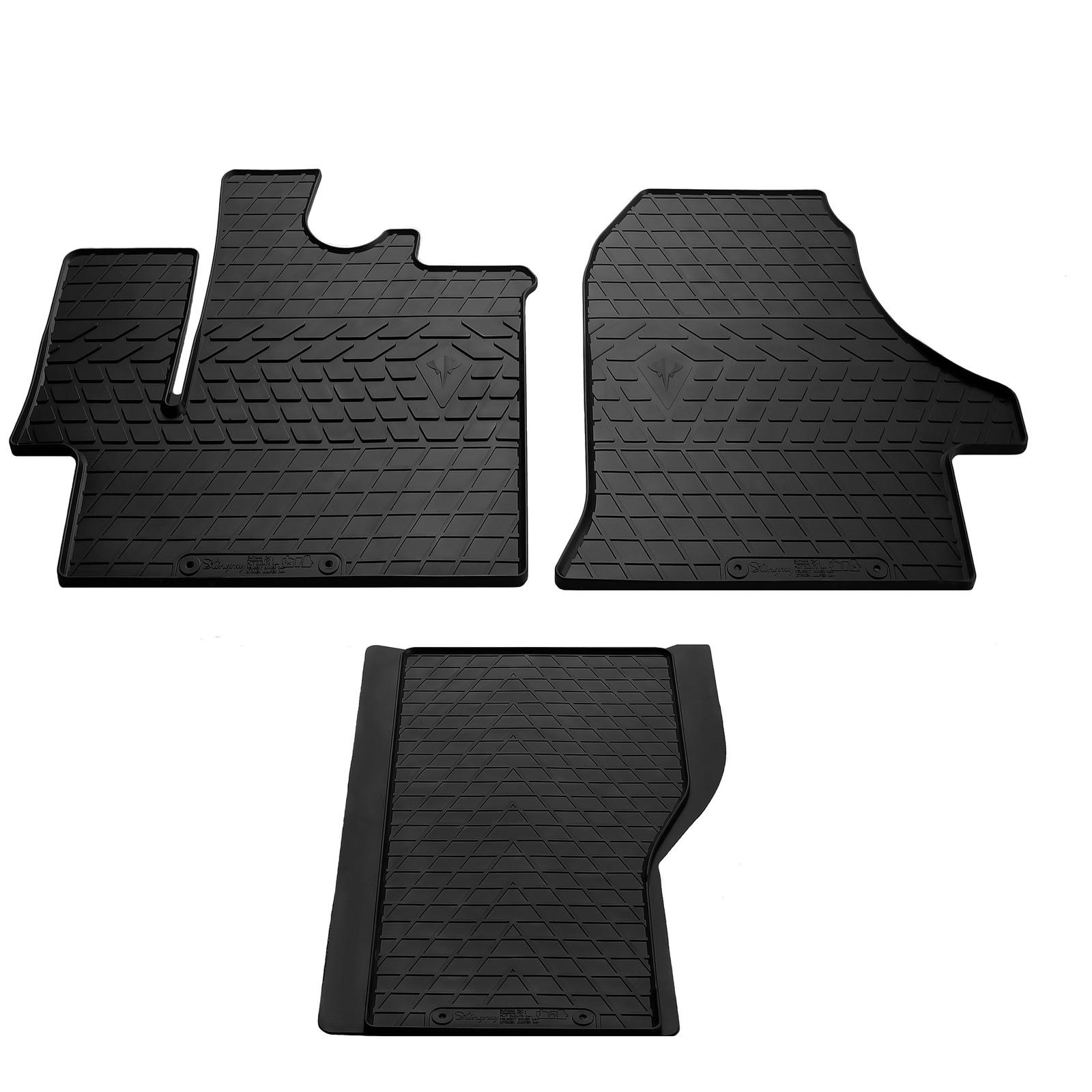 

Rubber mats (3 pcs, Stingray) Premium - no rubber smell for Peugeot Boxer 2006-2025