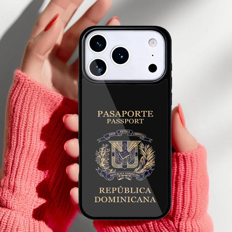 Dominikanische Republik Flagge Handyhülle für iPhone 17 16 15 14 13 Pro Max Rückabdeckung für 12 11 Pro Coque