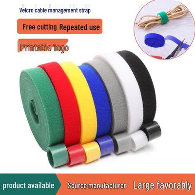 Glasfaserkabel Klettband Selbstklebende Kabelbinder