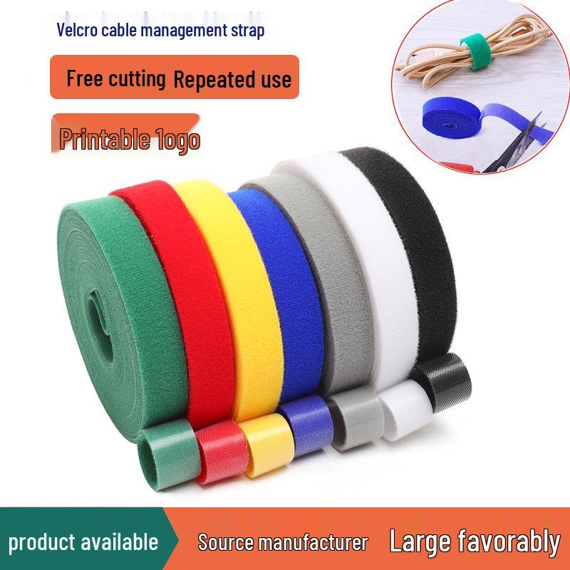 Bridas de Velcro Autoadhesivas para Cable de Fibra Óptica