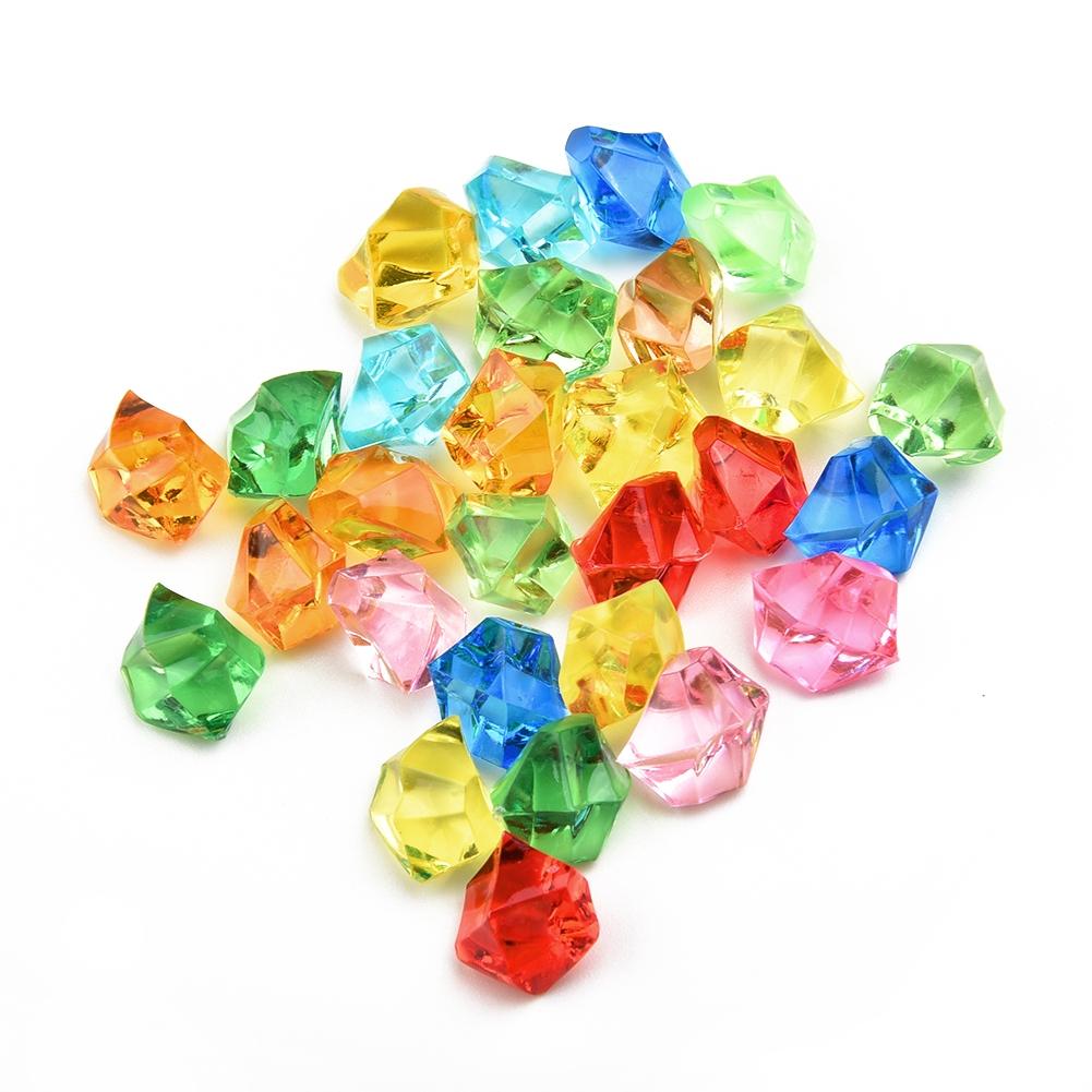 Acrylic Stone Colorful Small Children Jewels 200pcs Highly transparent