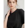 ELLE Women's French Pleated Waist T-shirt