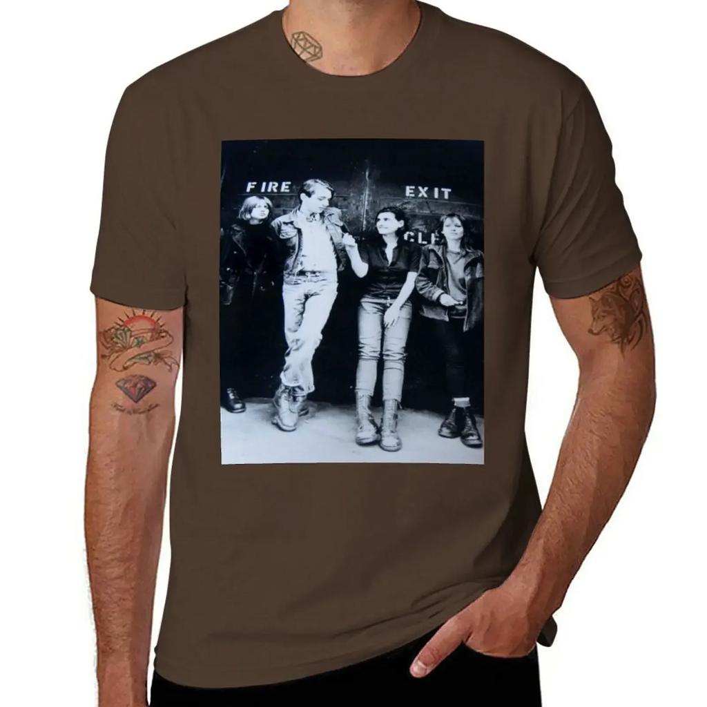 Elastica (Band shot) T-Shirt vintage funnys animal prinfor boys men graphic t shirts
