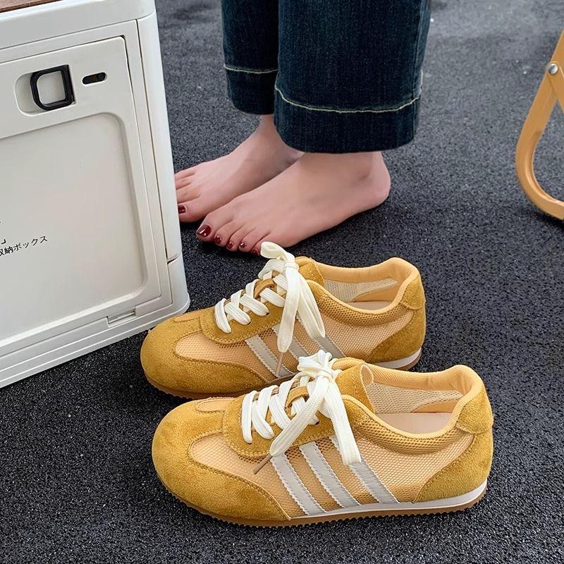 Dexun shoes women's 2025 new spring and summer women's shoes are popular, versatile, super fire, little white Forrest Gump shoes, sports and leisure b