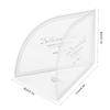 100PCS Transparent Triangle Shape Mousse Surrounding Edge Cake Wrapping Tray  Mousse Desserts