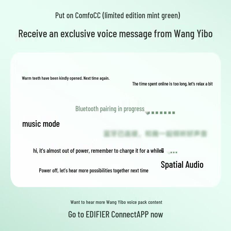 EDIFIER Comfo CC Open-Ear Bluetooth Sport Earbuds