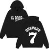 QUEVEDO EL BAIFO Sudadera con Gráficos de Gira del Álbum 2026 para Hombre y Mujer Moda Sudadera de Manga Larga Holgada Oversize