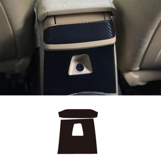 For BMW X1 E84 12-2015 Carbon Fiber Sticker Rear Air Outlet Anti-Kick Panel Trim