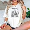 Shakespeare Hamlet Castle Skull T Shirt Vintage Literature Bookish Light Academia For Book Lover Poet Vintage Fashion
