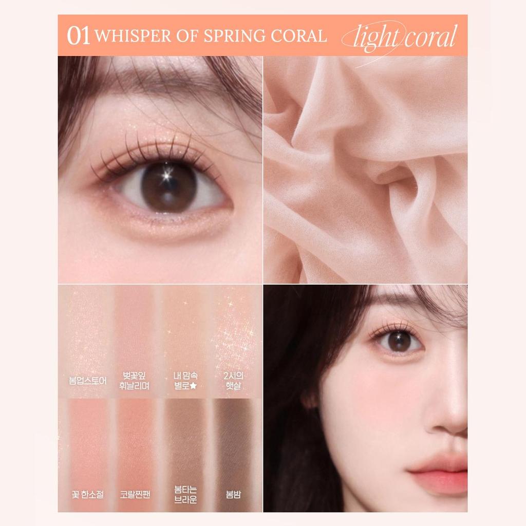 Peripera All Take Mood Palette 001 Spring Breeze Bloom Eyeshadow Palette