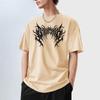 Trendy, Loose-fitting Men's Casual T-shirts Soft and Comfortable Crew-neck T-shirts Printed, Drapey, and Breathable Athletic T-shirts