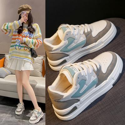 Lente Nieuwe Koreaanse Versie van Kleine Witte Schoenen Vrouwelijke Studenten Casual Streetstyle Schoenen Dames Schoenen met Dikke Zool en Hoogteverhoging