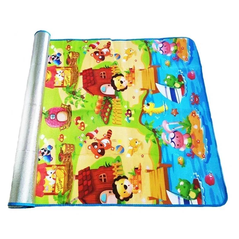 Xiaomi Baby Crawling Play Mat Cartoon Printed Toddler Crawling Pad Eva Foam Soft Floor Newborn Photography Accessories 180*120*0.3cm