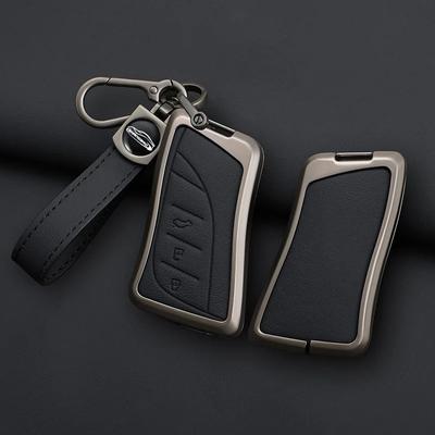 Car Zinc Alloy Leather Key Case Cover Chain For Lexus Nx Es Ux Us Rc Lx Is 250H Rx 350H Ls 450H 260H 300H Ux200 Lm350H Lm500H