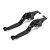 Motorcycle Adjustable Brake Clutch Lever CNC Aluminum Alloy Replacement for YAMAHA TMAX 530 2012‑2019Black