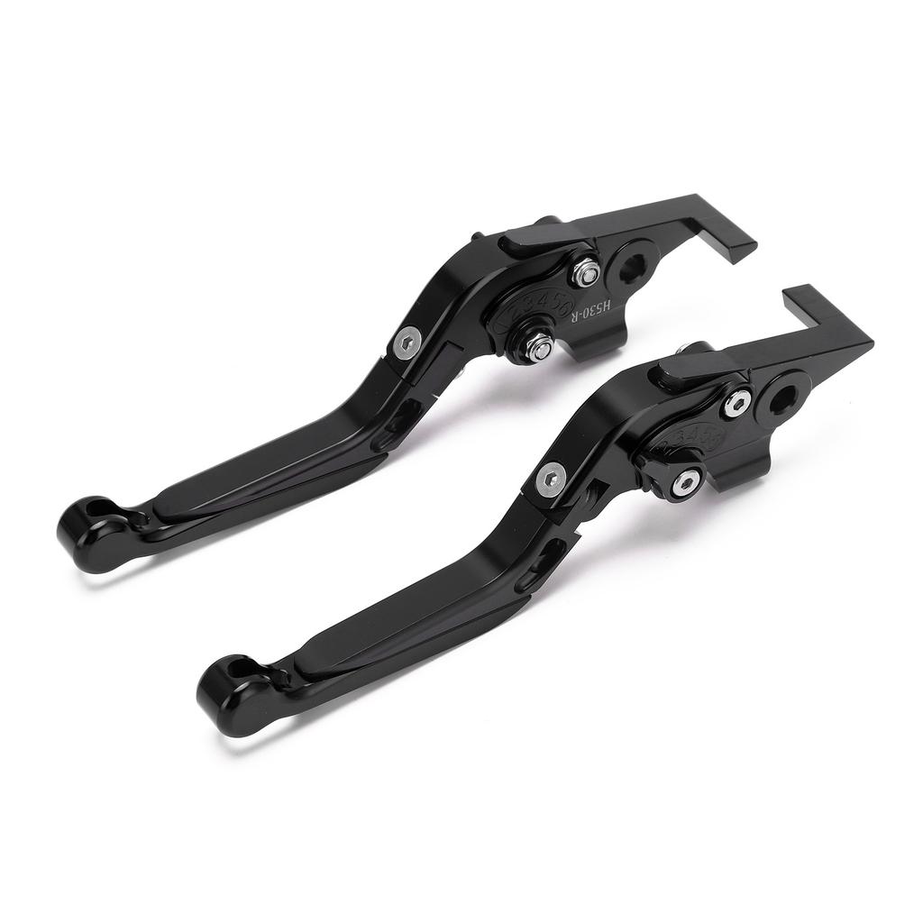 Motorcycle Adjustable Brake Clutch Lever CNC Aluminum Alloy Replacement for YAMAHA TMAX 530 2012‑2019Black