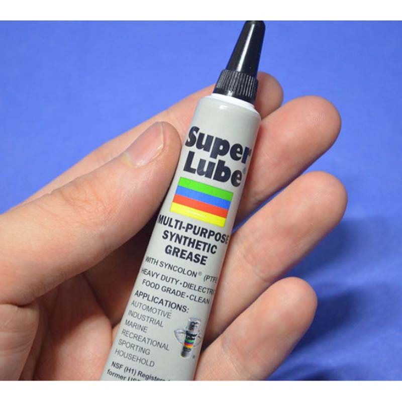 SUPER LUBE VÍCEÚČELOVÝ (Potravinářský stupeň)SYNTETICKÉ MAZIVO SE SYNCOLONEM (PTFE)-12 g