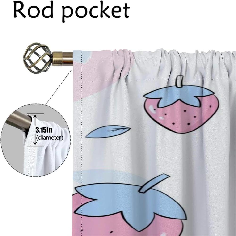 Kitchen Curtains for Living Room Curtain a Lot of Flowers Shades Partition Blinds Tulle for Bedroom Halloween Decoration Elegant