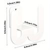 Wall Mounted Shoe Rack Slipper Storage Organizer Hanger Simple Design Door Slipper Hanger For Living Room Foyer Bathroom Hallway