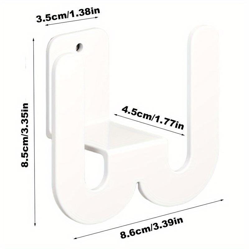 Wall Mounted Shoe Rack Slipper Storage Organizer Hanger Simple Design Door Slipper Hanger For Living Room Foyer Bathroom Hallway