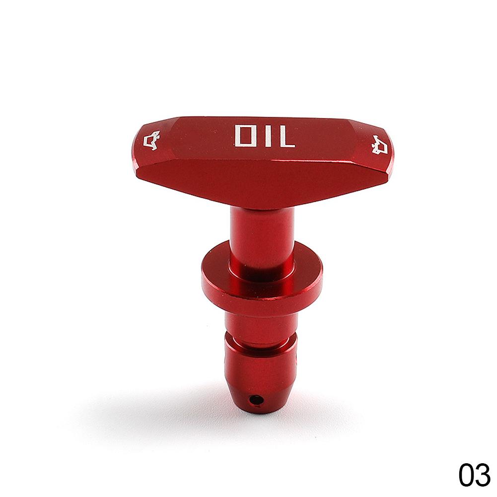 Auto Ölmessstab Pull Griff Motor Öl Pullhandle Aluminium Billet Marke Neue Universal Automobil Ersatz