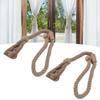 2PCS Curtain Tieback Cotton Curtain Holdback Rope Curtain Magnetic Cord for Household