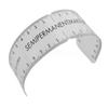 Eyebrow Stencil Ruler Accurate Eyebrow Template Measuring Ruler Reusable DIY Makeup Tool