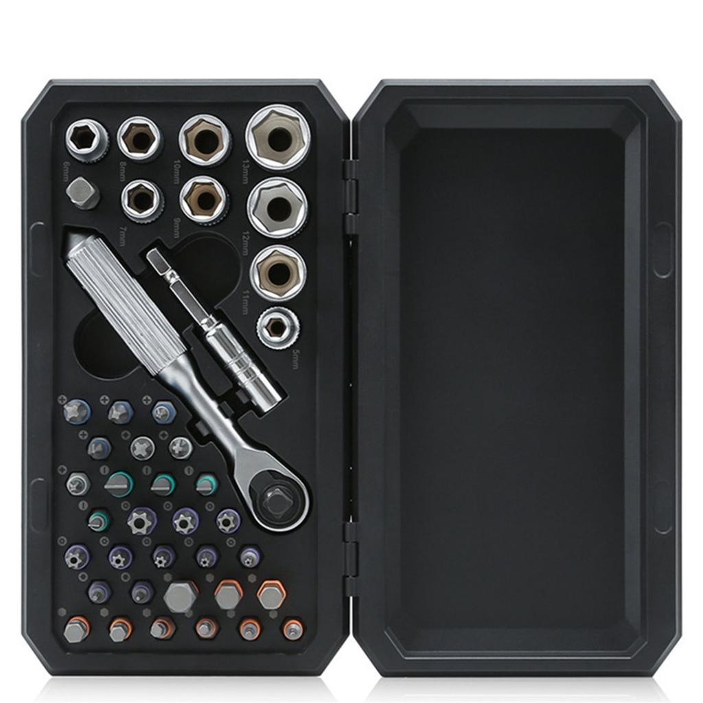2026 New Screwdriver Kit 42in1 Aluminum Alloy, Ratchet Magnetic, Flexible Shaft for DIY & Furniture