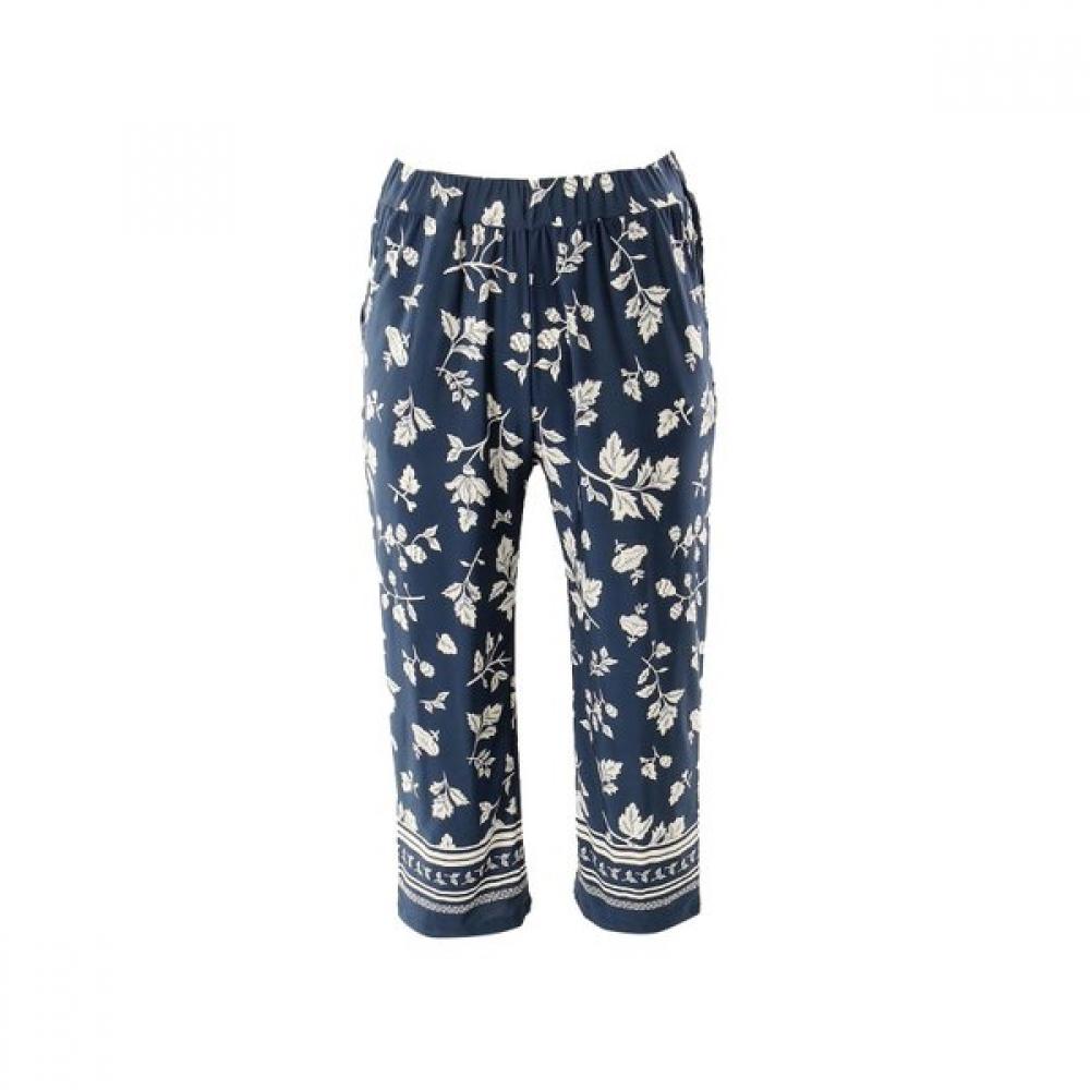 Venus Navy Floral Border Loungewear Pants Vep3827f navy/85