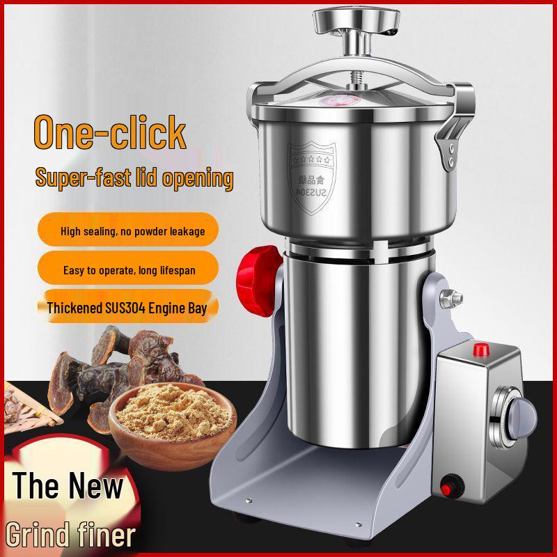 Ultra-Fine Electric Herbal Grinder: High-Speed Multi-Functional Powder Crusher
