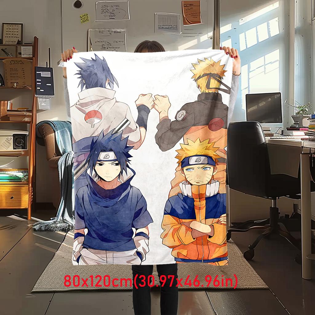 Japanese anime cartoon NARUTO famous Uzumaki Naruto blanket soft home furnishing nap decoration four seasons warm Sherpa blanket B13