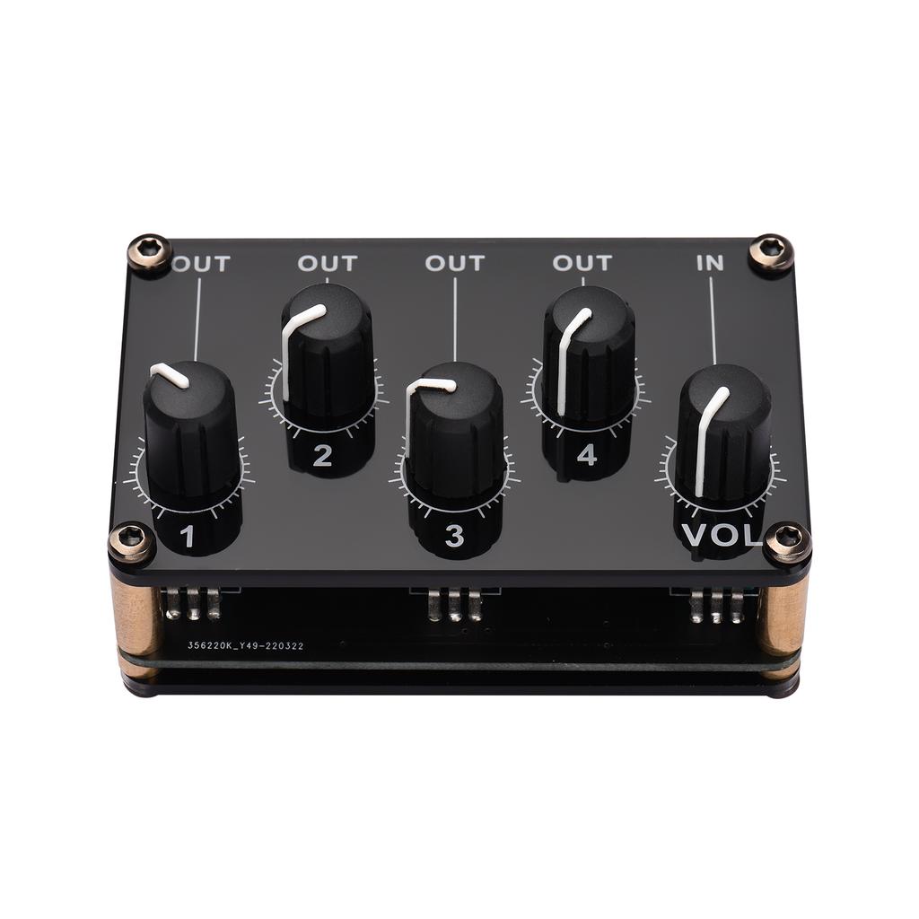 1-in-4-out Passive Mixer Module Mini Stereo 4-Channel Passive Mixer Audio Mixer 1 Audio Input To 4