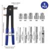 Hand Tools Kit Bolt Nut Remover 160Pcs/Set Bolt Nut Removal Socket Tool Car Tool Repair Kit M3/M4/M5/M6/M8 Manual Nut Pulling Gun Set