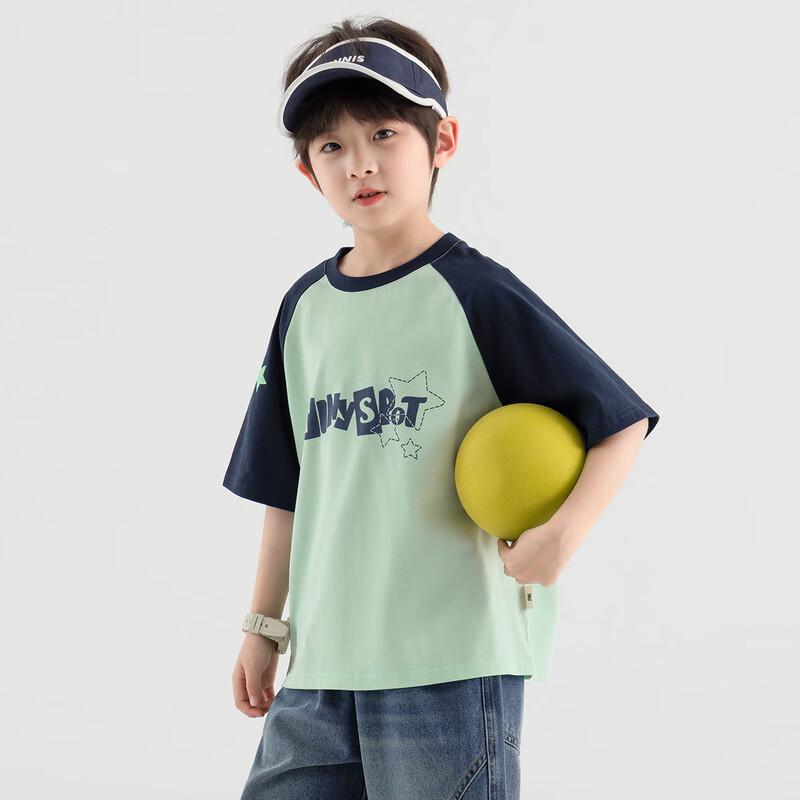 Duoduo Home Boys' Cooling Cotton Short-Sleeve T-Shirt